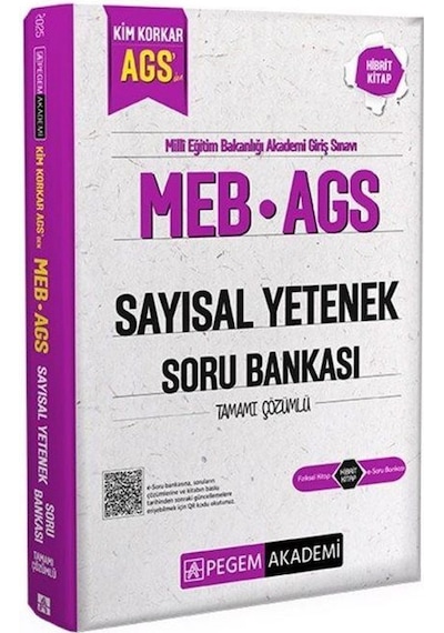 Meb Ags Kim Korkar Sayısal Yetenek Soru Bankası Tamamı Çözümlü...