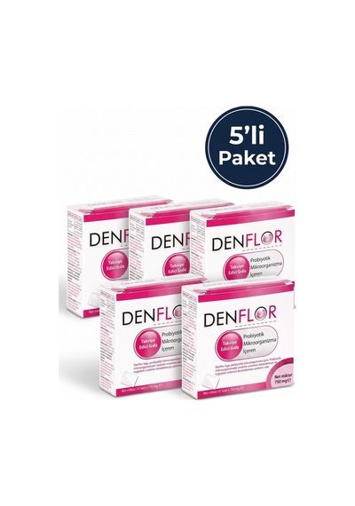 Denflor Probiyotik 10 Şase - 5li Paket