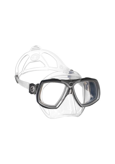 Rotadalış Aqua Lung Look 2 Şeffaf Silikon - Siyah/Gri Dalış Maskesi