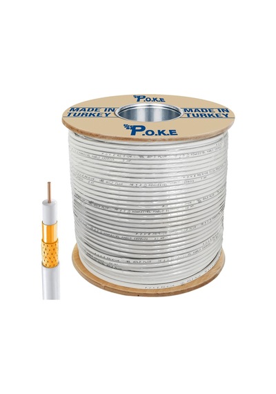 Poke Pk-1043 Anten Kablosu Rg6/u4 80tel 1.02 Goldplus 300MT
