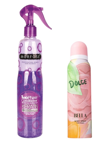 Morfose Keratin Içerikli Fön Suyu Mor 400 Ml + Dolce Kadın Deo