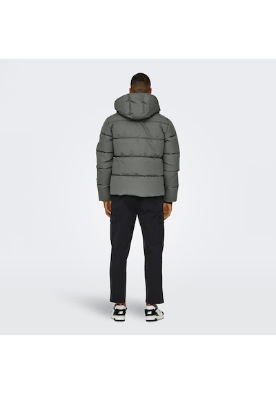 Only & Sons Elijah Erkek Yeşil Mont 22029661-casg Yeşil