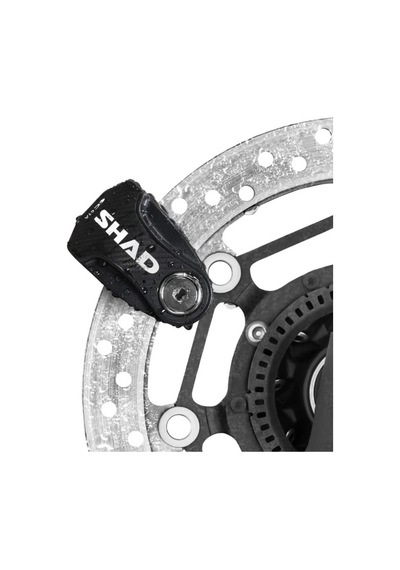 Shad Sc61a Alarmlı Siyah Motosiklet Disk Kilidi C0s6100a Disk Kilidi