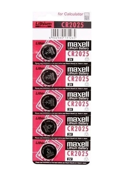 Just Cheap Store Maxell Cr2025 3v Lityum Düğme Pil 5'li Paket