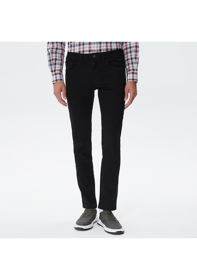 Nautica Erkek Siyah Slim Fit Denim Pantolon Düz 2p3714t Siyah