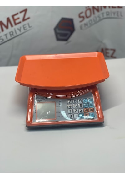 Brader 40 Kg Elektronik Dijital Hesaplamalı Terazi Turuncu