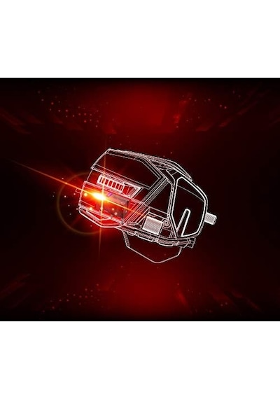 Mad Catz Rat 8+ Adv Oyun Faresi Usb/kırmızı/20000dpi/11 Düğme - Mr06dcınrd000-0