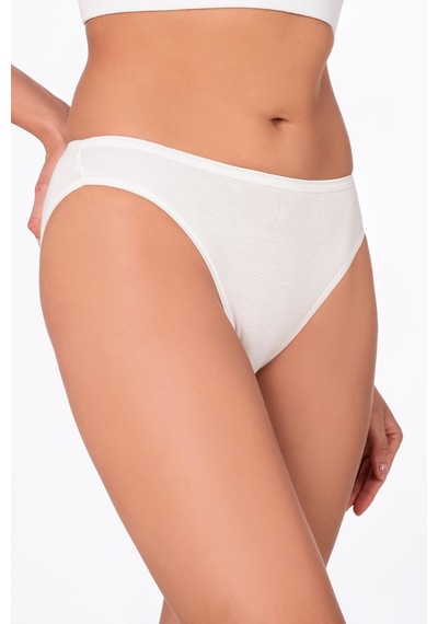 Kompedan Kadın Viskon Slip Ekru | K23926 Ekru