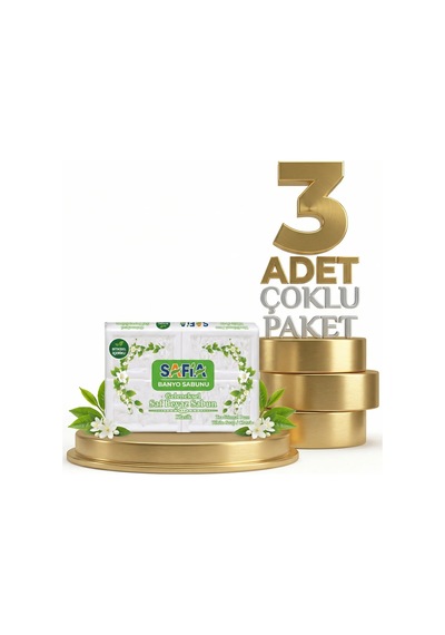 Safia Beyaz Banyo Sabunu 3x600 Gr Diğer