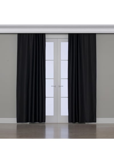 Gauze Fabric Design Blackout Siyah Karartma Özellikli Fon Perde 1
