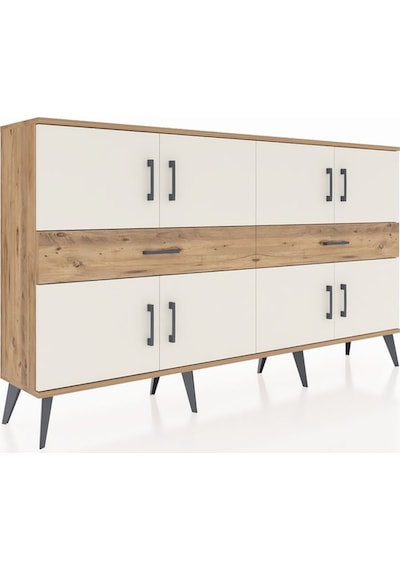 Arges Konsol 4 Raflı 2 Çekmeceli 8 Kapaklı 176x30x99 Çam-aytaşı/ç Çam-aytaşı/çam Arges Konsol 4 Raflı 2 Çekmeceli 8 Kapaklı 176x30x99 Çam-aytaşı/ç Çam-aytaşı/çam