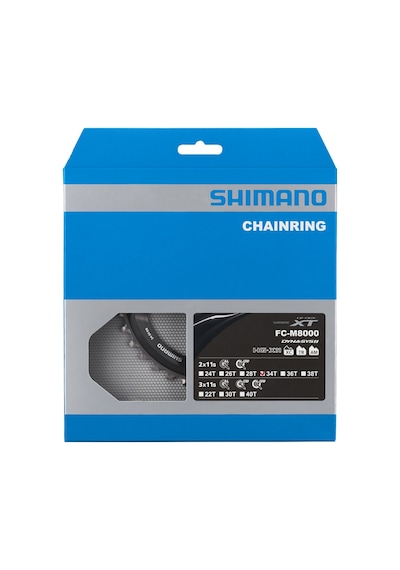 Shimano 34t-bb Aynakol Dişlisi Xt Fc-m8000-2 11v 96mm Bcd 4 Kollu Siyah
