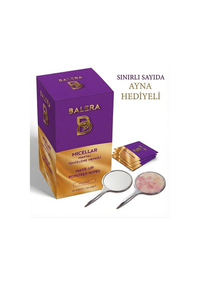 Micellar Makyaj Temizleme Mendili 30 Adet - El Aynası Set