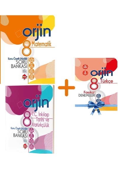 Orjin 8. Sınıf Lgs Hazırlık Seti 3 Kitap