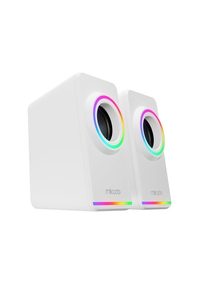 Lexroo Mikado Md-182 2.0 3w 2 Rgb Aydınlatmalı Usb + 3.5mm Usb 5v 3.5mm Aux Girişi