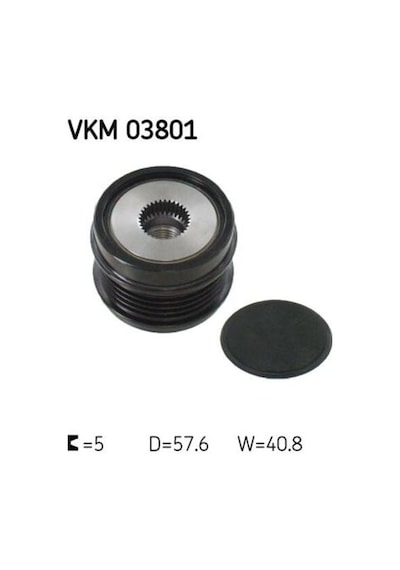 Skf Vkm03801 Alternatör Kasnağı Mercedes W176 W246 C117 X156 A2701550315
