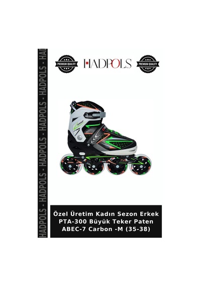 Özel Üretim Kadın Sezon Erkek Pta-300 Büyük Teker Paten Abec-7 Carbon -m 35-38 Çok Renkli