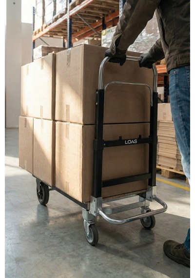 Loas Lskta220 Yatay 220kg/dikey 90kg Katlanır Paket Taşıma Arabası