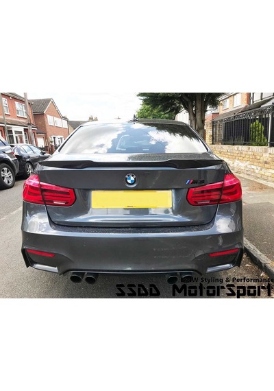 Bmw 3 Serisi F30-F80 M4 Style Spoiler Plastik  2012-2018