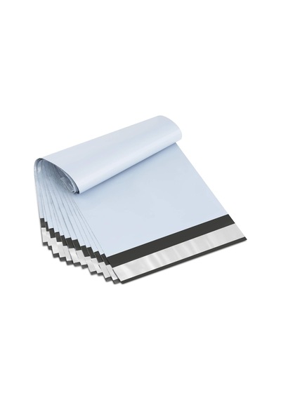 Cepsiz Kargo Poşeti 17 X 26+4 Cm 300 Adet Beyaz Küçük Boy