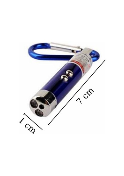 Ankaverse 3'ü 1 Arada Led Lazer Kedi Köpek Oyuncağı Anahtarlık