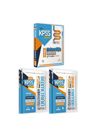 KPSS Matematik Tek Kitap-geometri Ve Sayısal Mantık Kara Kutu