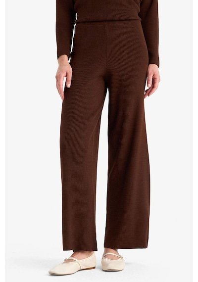 Defacto Regular Fit Düz Paça Pantolon D6912ax25wnbn227 Kahve