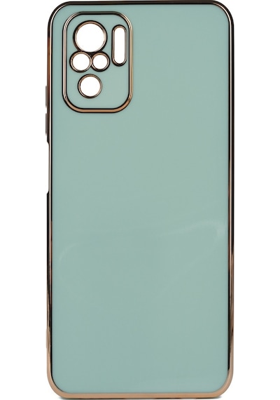 Xiaomi Redmi Note 10S Parlak Kenarli Bark Silikon Kilif 547680999