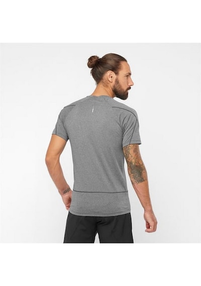 Salomon Lc2050500 Cross Run Ss Tee M Erkek Tişört 001