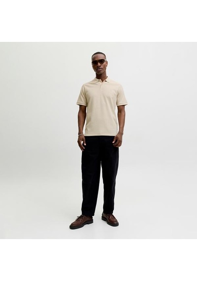 Jack & Jones Jack&jones Austin Erkek Bej Polo Yaka Tişört