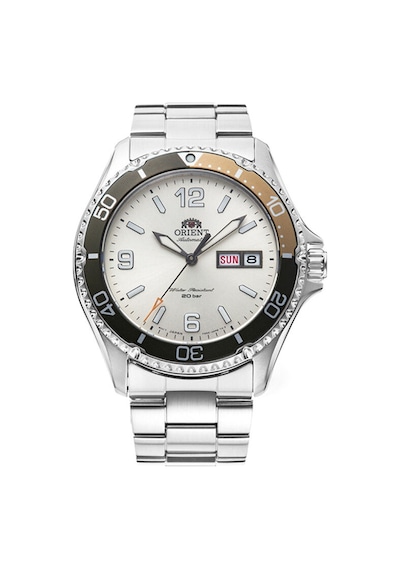 Orient Mako 3 Ra-aa0821s39b Otomatik Çelik Gri Krem Kadran 20 Atm 42 Mm Erkek Kol Saati Altın