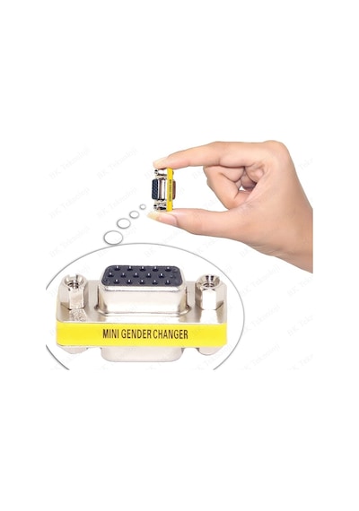 15 Pin Db15 Vga Dişi - Dişi Bağlayıcı Adaptörü