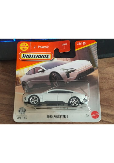 Matchbox 2026 Case 2025 Polestar 5 Beyaz