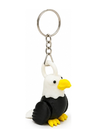 3d Marketi Kartal Anahtarlık Charm 2'li Set