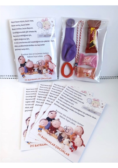 Ramazan Bayramı Kız Çocukları İçin Dağıtmalık Hediyeler 10 Paket