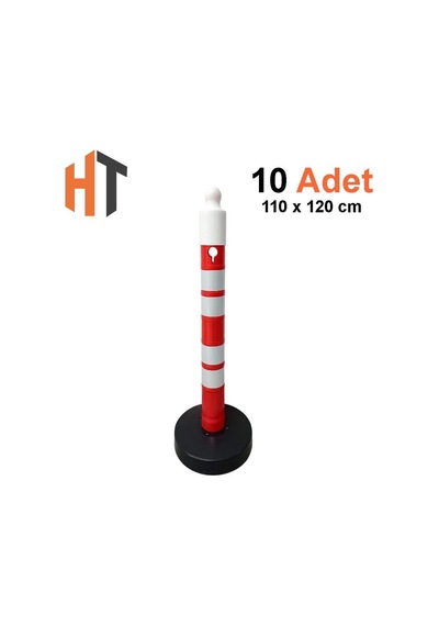 Dubalı Uyarı Dikmesi 110 X 1200 Mm Reflektifli 10 Lu Set