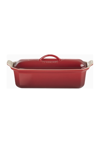 Le Creuset Seramik Pate Kalıbı Fırın Kabı 28 Cm Fırın Tepsisi Kırmızı