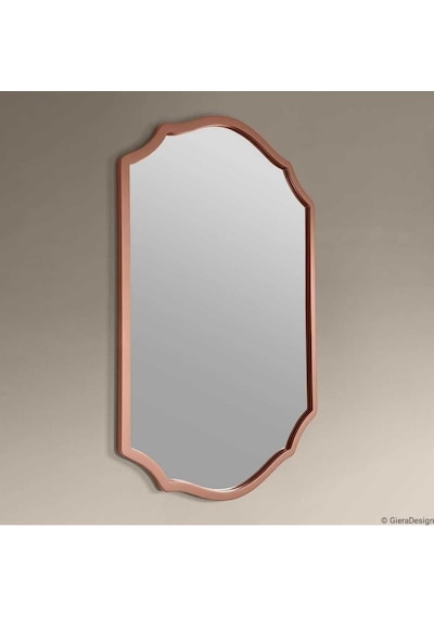 Tr Asimetrik Duvar Aynası/düzensiz Dekor Ayna/banyo Aynası/konsol Aynası Bronz 60 X 80 Genel