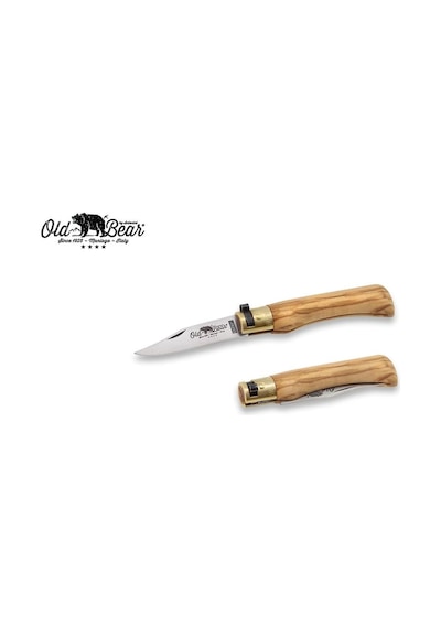 Antonini Old Bear Classical Carbon Olive 15cm Xs Kamp Çakı