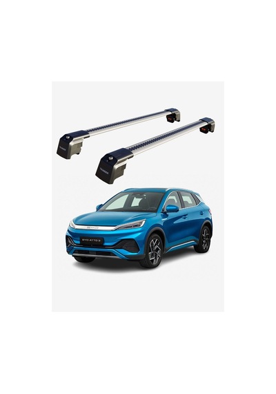 Byd Atto 3 2022-sonrası Trx2 Thunder Carrier Kilitli Ara Atkı Taşıyıcı Tavan Barı Siyah