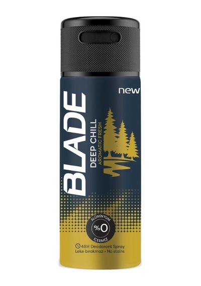 Blade Deep Chill Erkek Deodorant 150 Ml 6 Adet 25341513