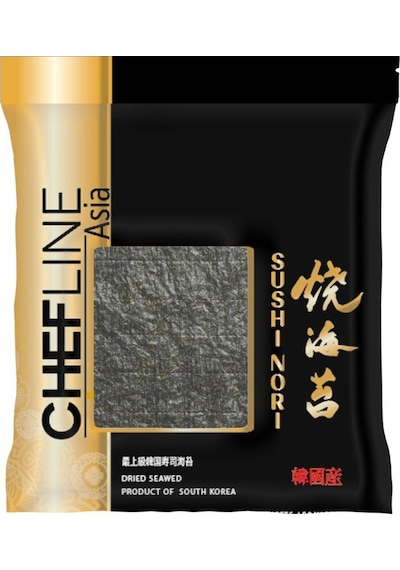Chefline Sushi Nori Gold Kalite Yosun 50 Yaprak, 125 Gr Sushi Için Premium Yosun