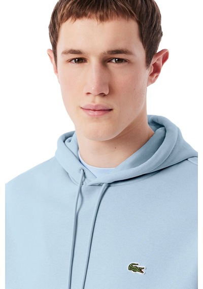 Lacoste Men's Hooded Golf Sweatshirt Kapüşonlu Pamuklu Erkek Sweatshirt Mavi