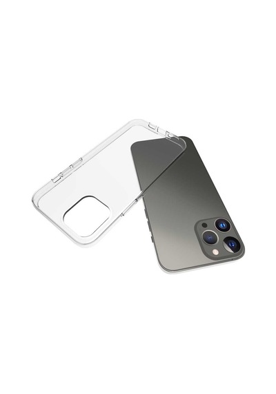 Zore İphone 13 Pro Max Uyumlu Nvth Süper Silikon Kılıf-renksiz