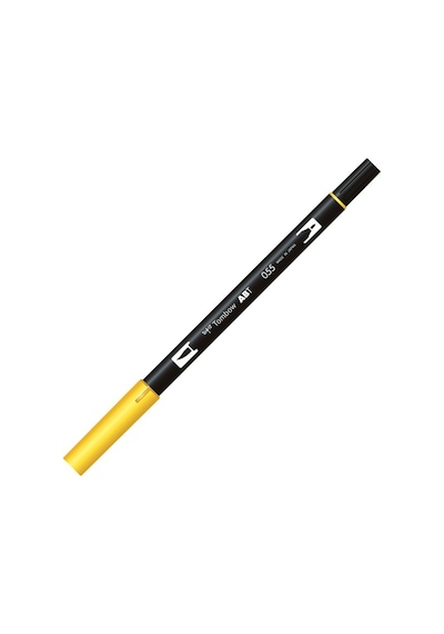 Tombow Dual Brush Pen Fırça Uçlu Keçeli Kalem Process Yellow T-05