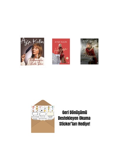 Kalemimle Kırk Sene Ciltli + Hazan + Hayal + Okuma Sticker'ları