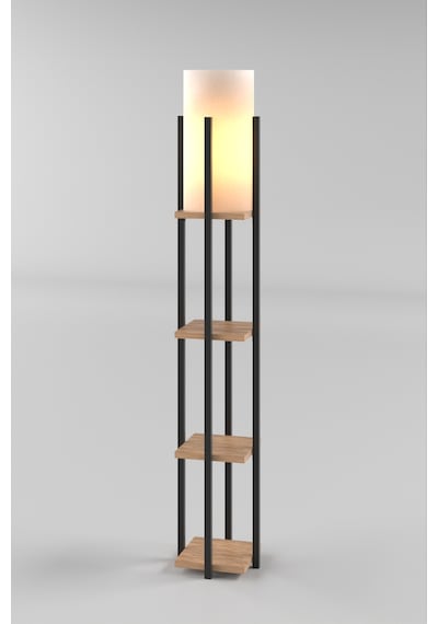 Retohome Atlantik Çam Rafli Lambader 4002