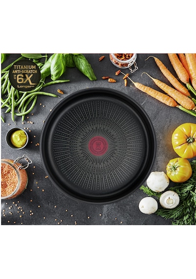 Tefal Ingenio Exception Titanyum 6X Büyük Tencere ve Tava Seti 12 Parça