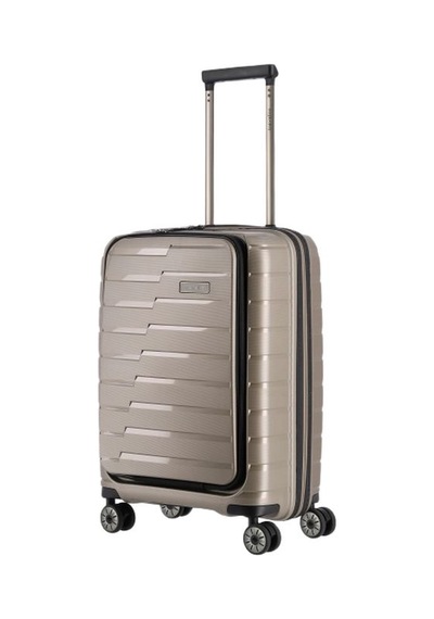 Travelite Ön Cepli Air Base Trolley S Kabin Boy Valiz Açık Kahverengi