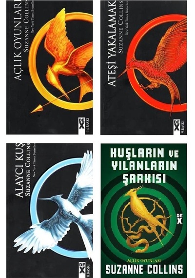 Açlık Oyunları Seti 4 Kitap